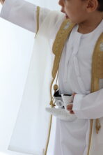 G-بشت أبيض - White Bisht - Image 2