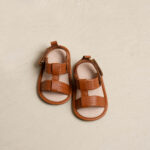 A-صندل جلد بني-Brown Leather sandal